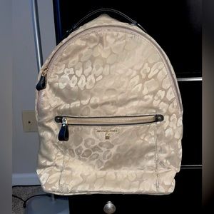 MICHAEL KORS Kelsey Large Leopard Nylon Backpack - Great condition!